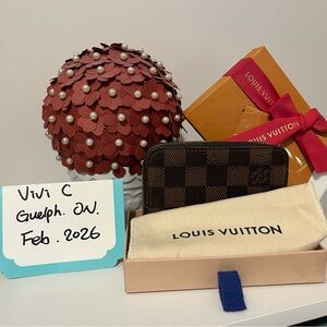 Louis Vuitton Daimler Ebene zipped coin wallet